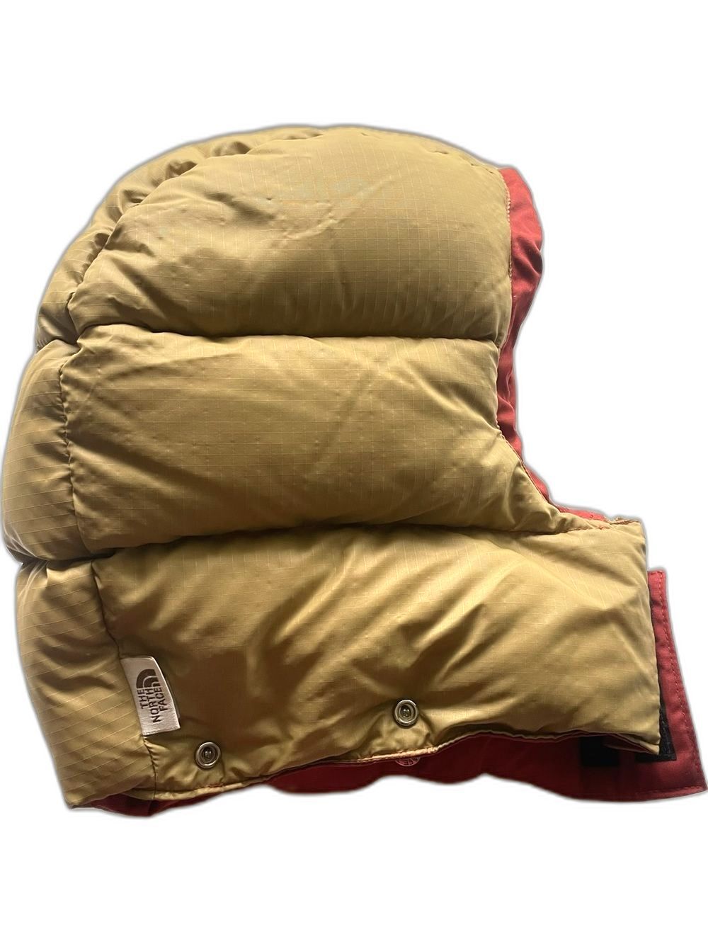 The North Face down-filled hood Vintage brown label